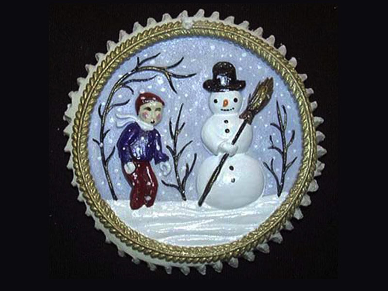Snowman and Boy