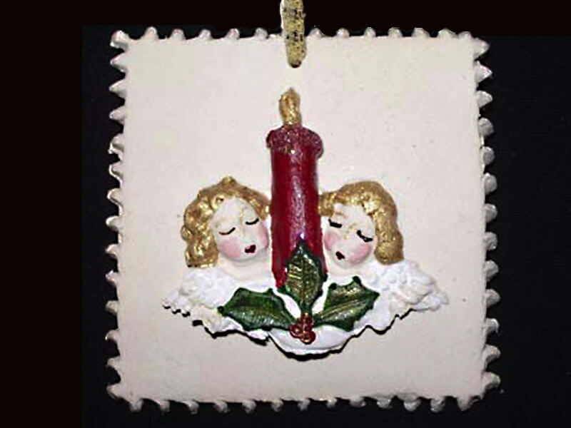 Two Angels with Candle