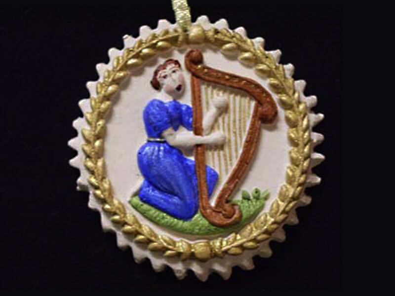 Woman with Harp
