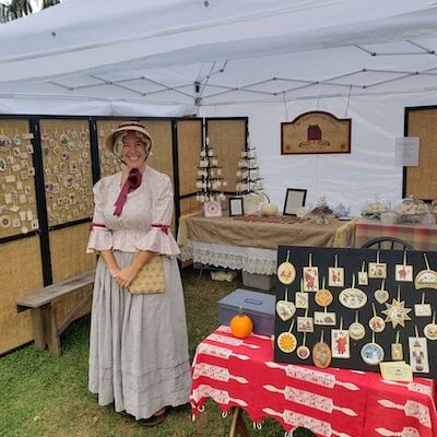 Heather in outdoor display